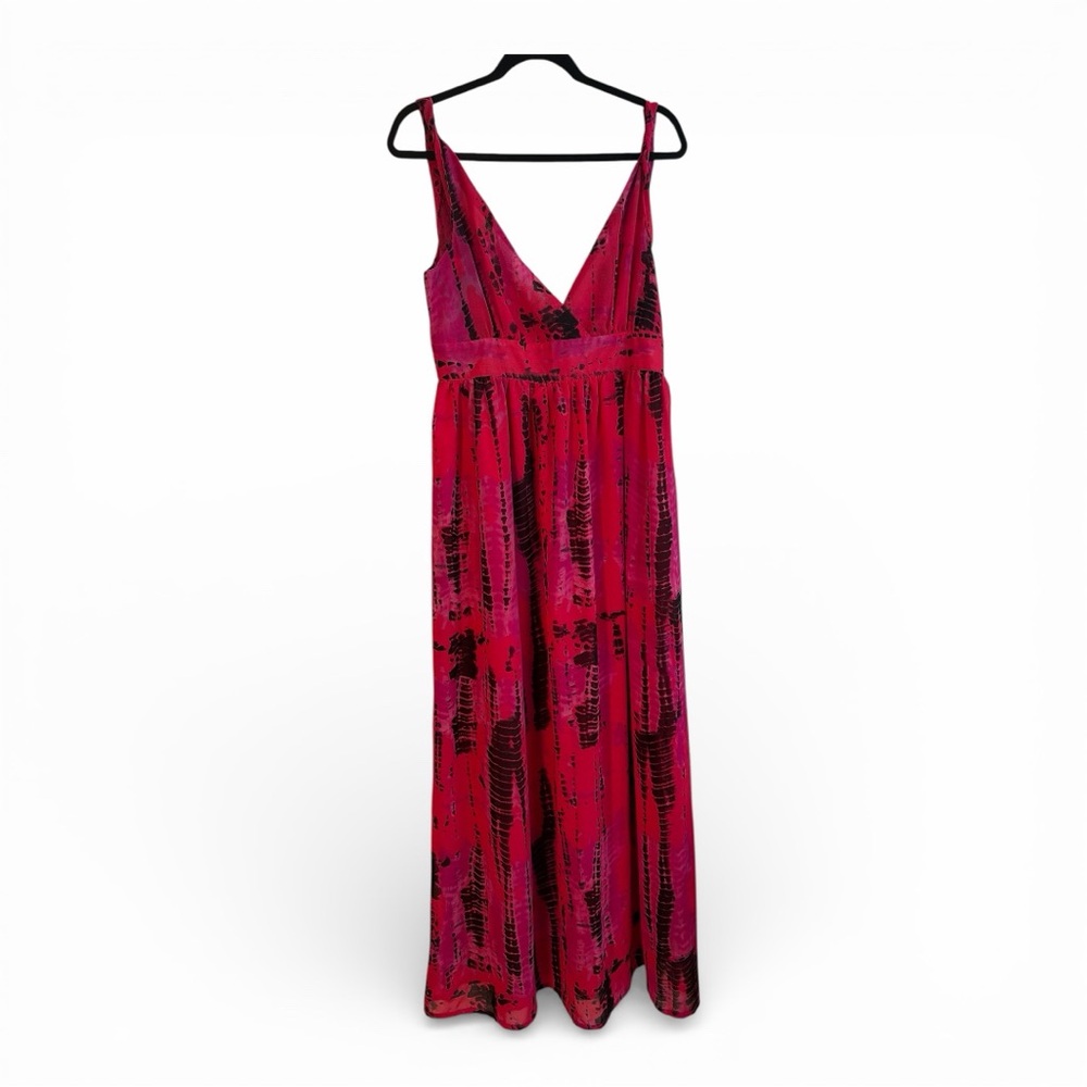 NWOT Ellen Weaver stunning flowing maxi-dress